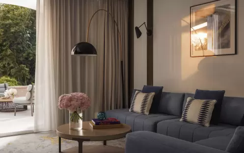 Family Garden Suite, Living Room Terrace Detail